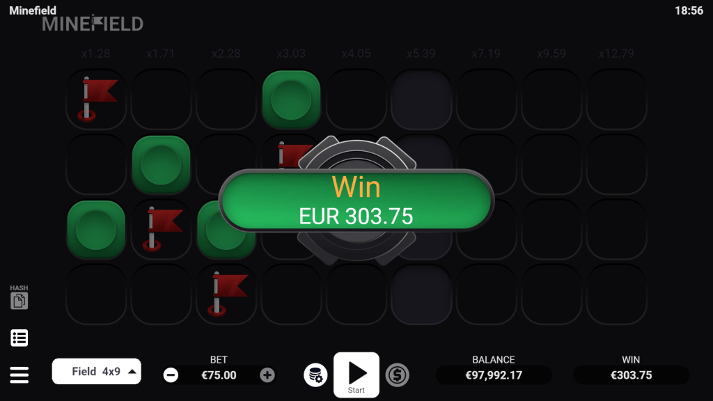Gagner avec Mine Field Casino